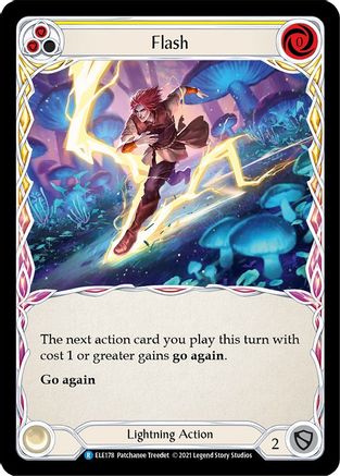 Flash (jaune) (ELE178) - Tales of Aria 1re édition Rainbow Foil