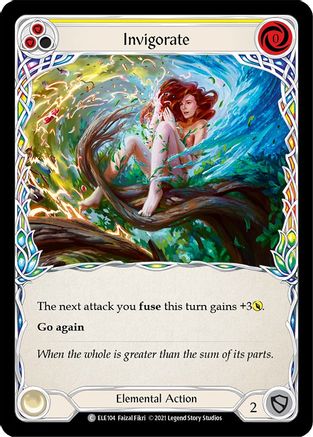 Invigorate (Jaune) (ELE104) - Tales of Aria Édition illimitée Rainbow Foil