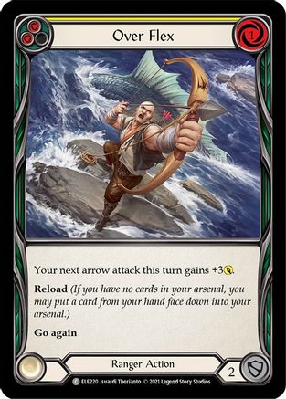 Over Flex (jaune) (ELE220) - Tales of Aria 1re édition Rainbow Foil