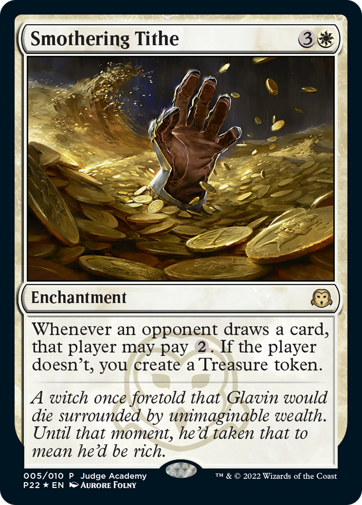 Smothering Tithe (JDG-005) - Judge Gift Cards 2022 Foil