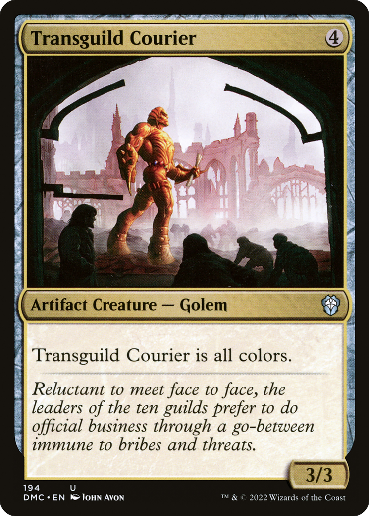 Courrier transguilde (DMC-194) - Commandant uni de Dominaria