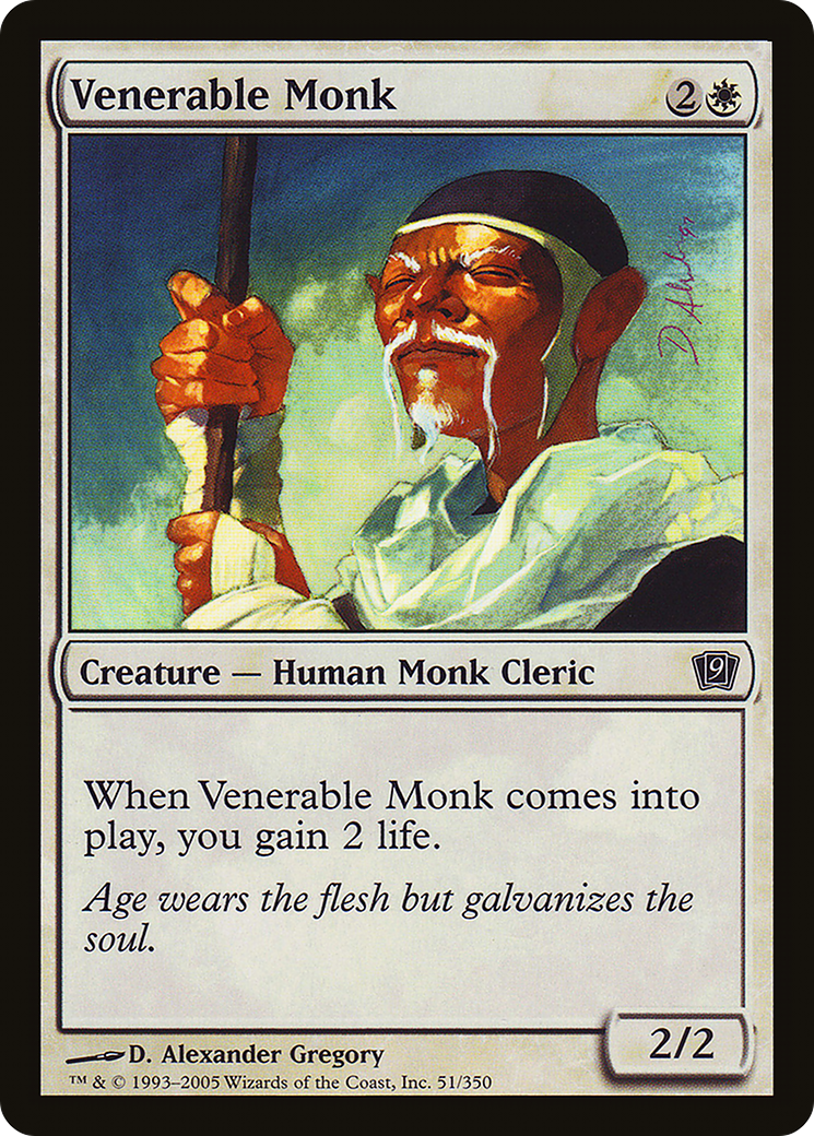 Venerable Monk (9ED-51★) - Ninth Edition Foil