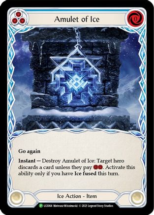 Amulet of Ice - LGS064 (LGS064) - Flesh and Blood: Promo Cards Cold Foil