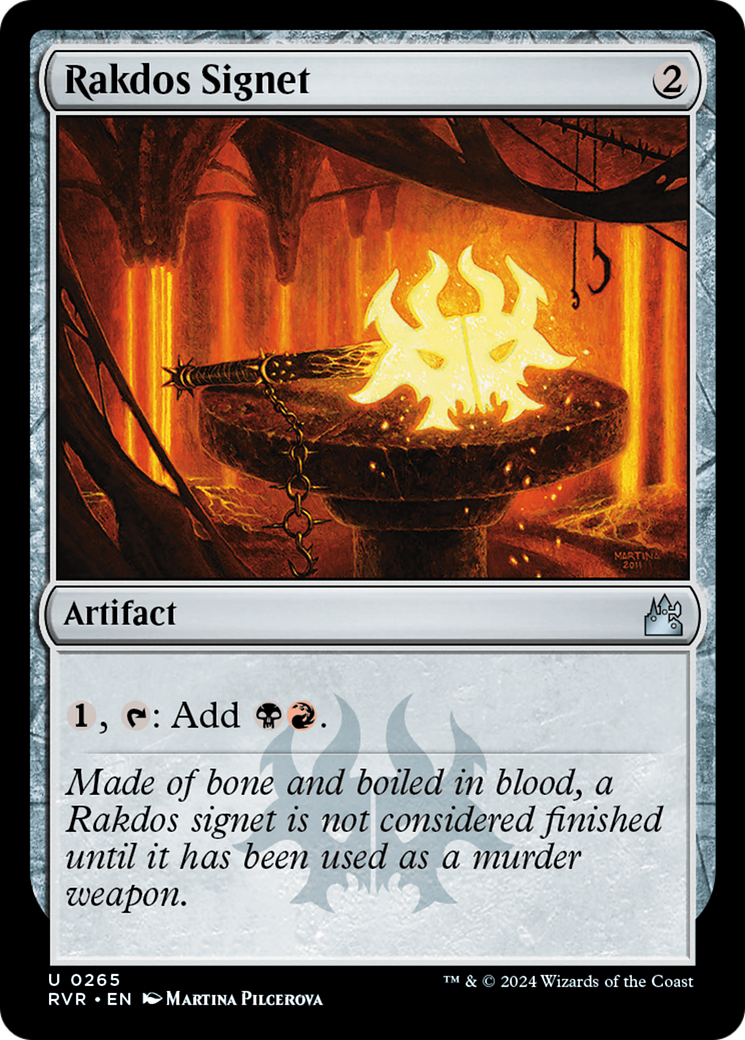 Rakdos Signet (RVR-265) - Feuille remasterisée de Ravnica
