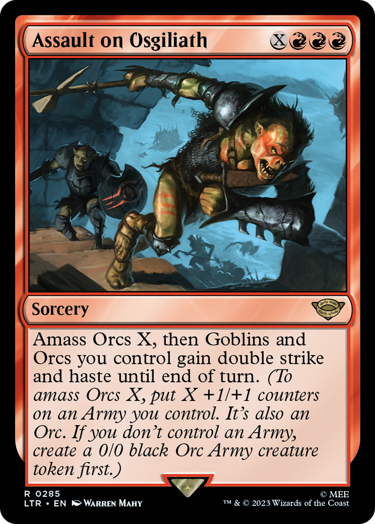 Assault on Osgiliath (LTR-285) - The Lord of the Rings: Tales of Middle-earth Foil