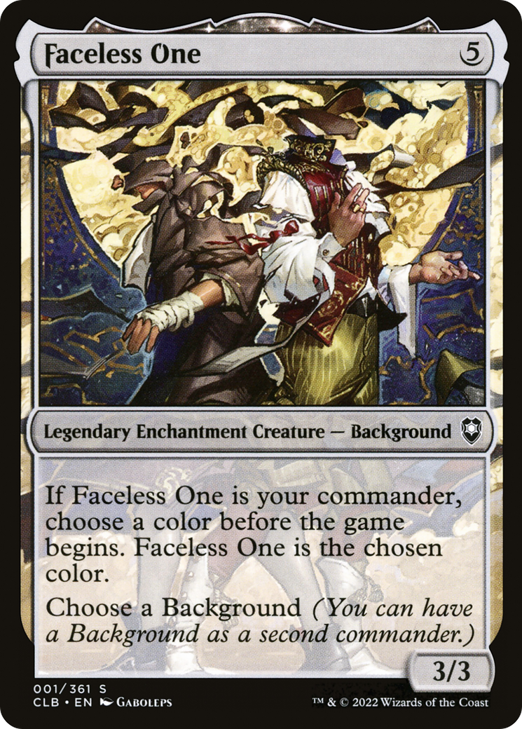 Faceless One (CLB-001) - Commander Legends: Battle for Baldur's Gate: (enchantment)