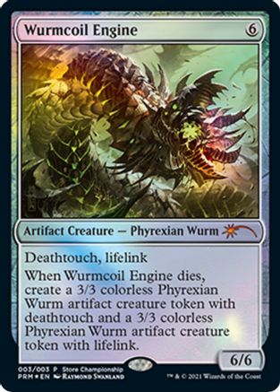 Wurmcoil Engine (GAME-003) - Game Day & Store Championship Promos Foil
