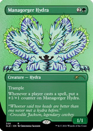 Managorger Hydra (Foil Etched) (SLD-306) - Secret Lair Drop Series Foil