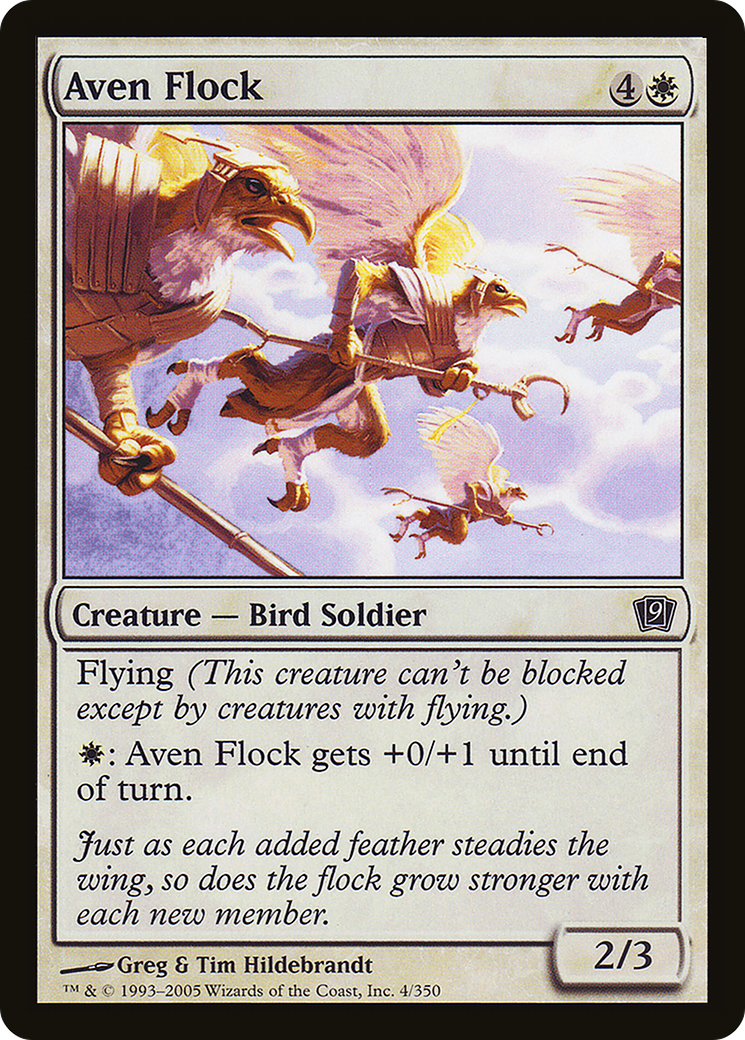 Aven Flock (9ED-04★) - Ninth Edition Foil