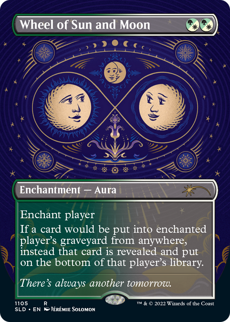 Wheel of Sun and Moon (Borderless) (SLD-1105) - Secret Lair Drop (Borderless) Foil