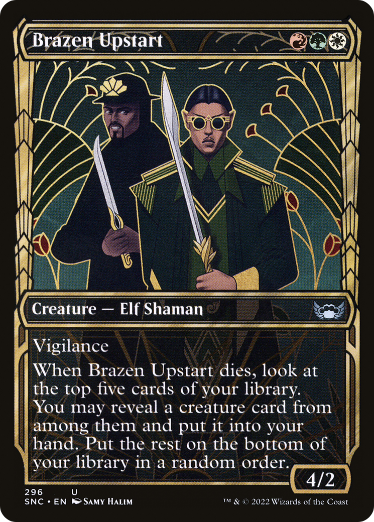 Brazen Upstart (Showcase) (SNC-296) - Streets of New Capenna: (Showcase)
