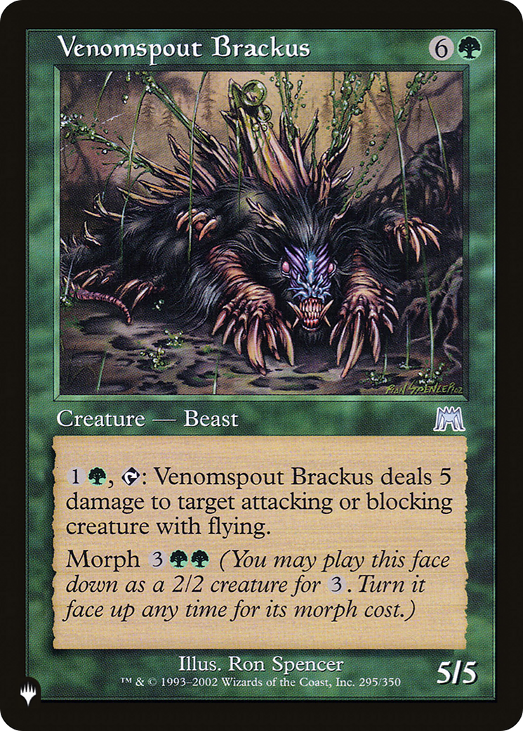 Venomspout Brackus (LIST-ONS-295) - The List