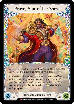 Bravo, Star of the Show (EVR017) - Everfest 1ère édition Cold Foil