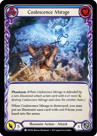 Coalescence Mirage (Bleu) (EVR146) - Everfest 1ère édition Rainbow Foil