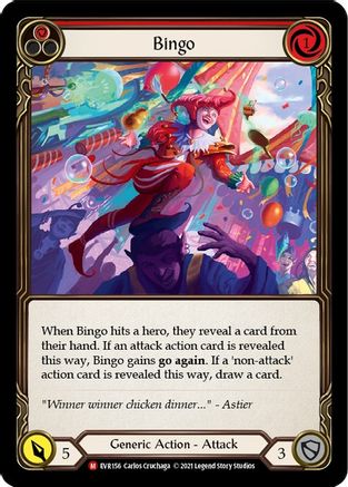 Bingo (EVR156) - Feuille arc-en-ciel Everfest 1re édition