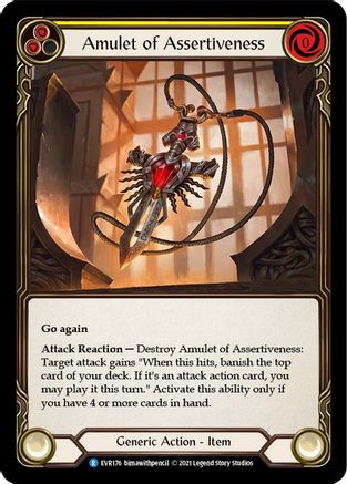 Amulette d'Assertivité (EVR176) - Everfest 1ère Édition Cold Foil