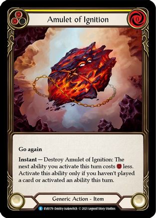 Amulet of Ignition (EVR179) - Everfest 1st Edition Cold Foil