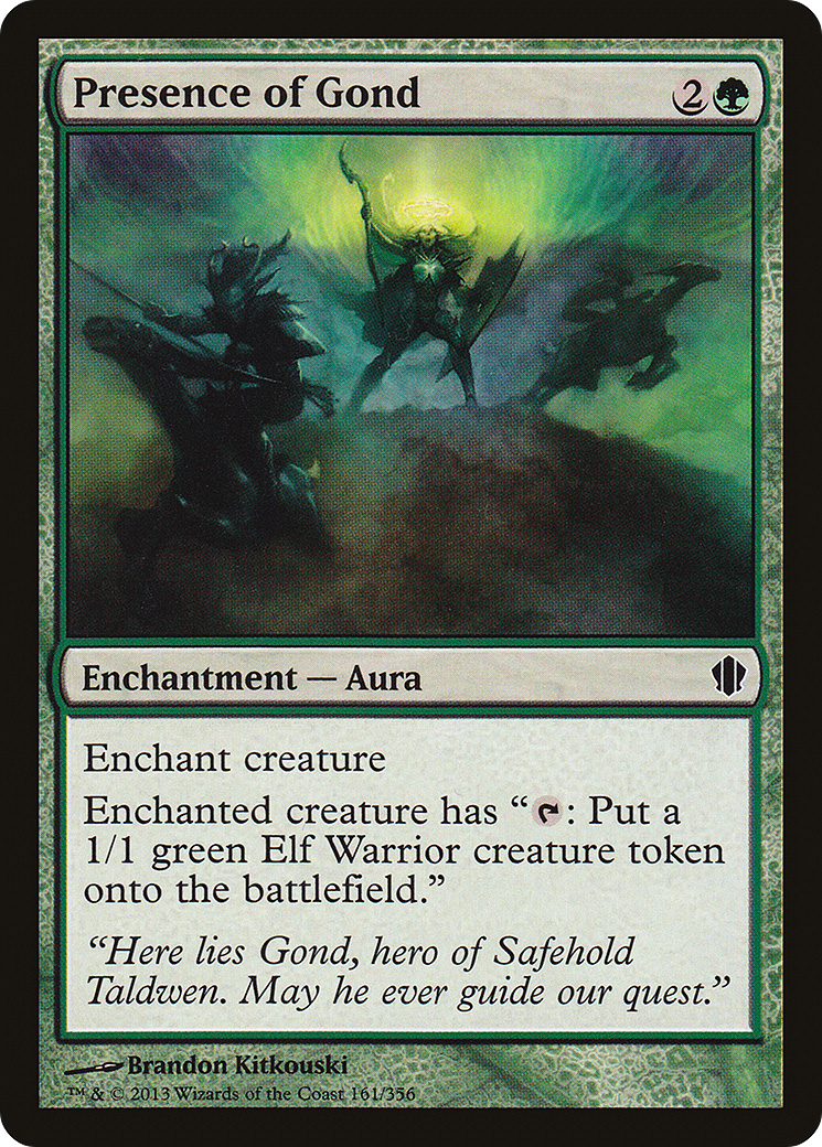 Présence de Gond (C13-161) - Commandant 2013