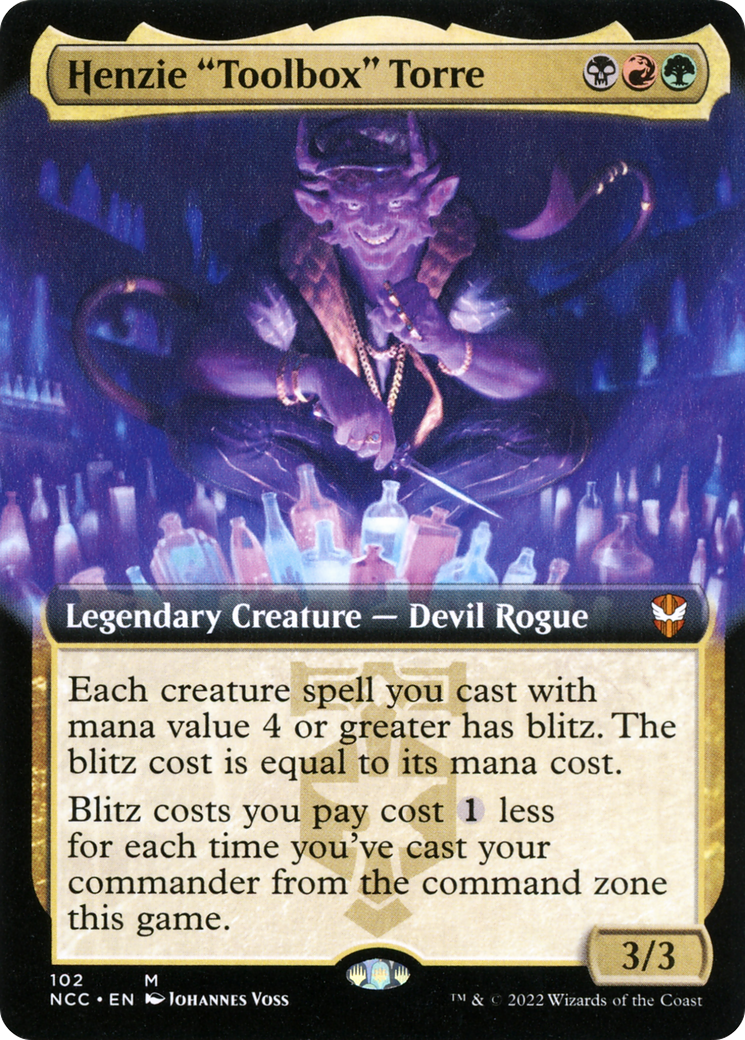 Henzie "Toolbox" Torre (Extended Art) (NCC-102) - New Capenna Commander: (Extended Art) Foil
