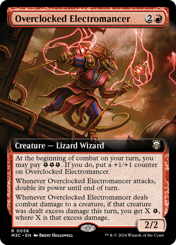 Électromancien overclocké (M3C-058) - Modern Horizons 3 Commander : (Extended Art)