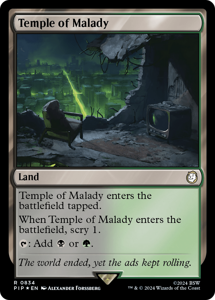 Temple de la maladie (PIP-834) - Fallout Foil