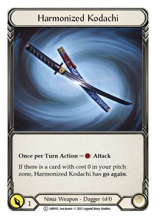 Kodachi harmonisé (1HP092) (1HP092) - Pack historique Vol.1