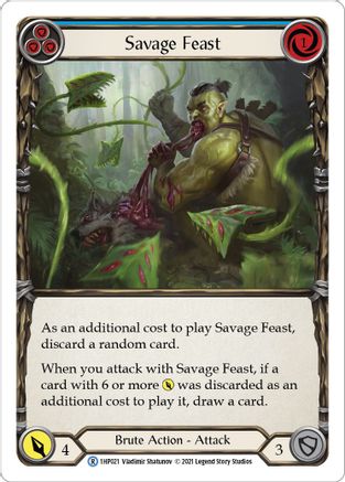 Festin Sauvage (Bleu) (1HP021) - Pack Historique Vol.1