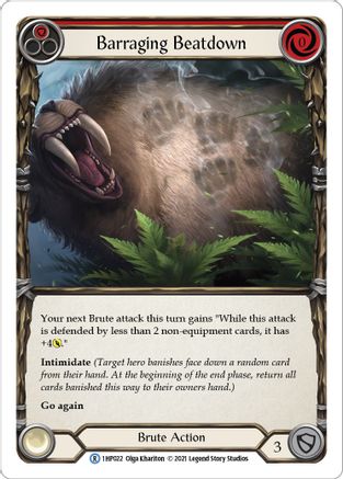 Barraging Beatdown (Rouge) (1HP022) - Pack Historique Vol. 1
