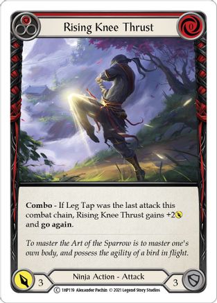 Poussée de genou montante (rouge) (1HP119) - Pack historique Vol. 1