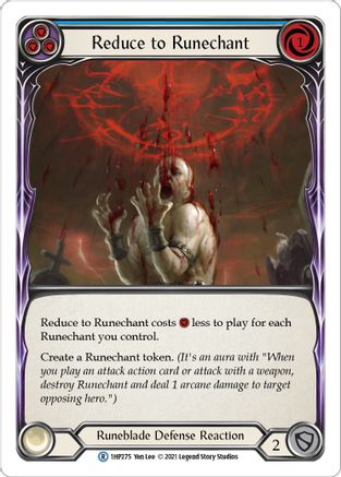 Réduire en Runechant (Bleu) (1HP275) - Pack Historique Vol.1
