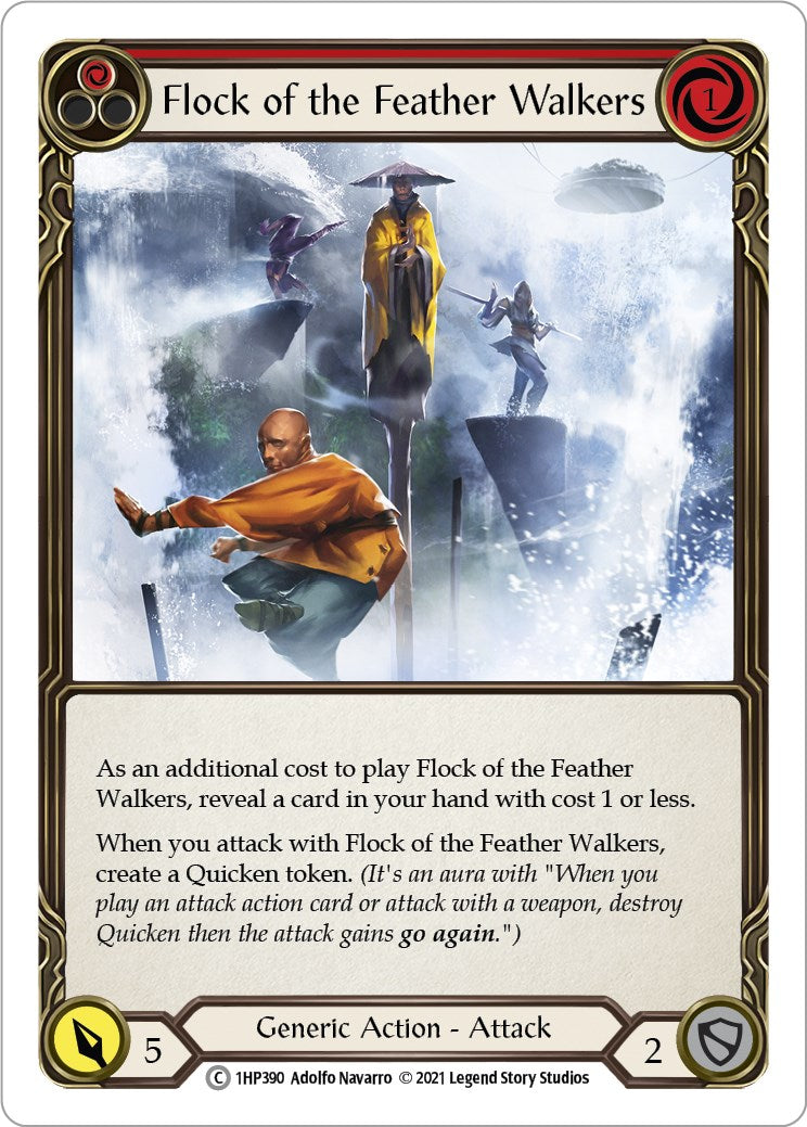 Flock of the Feather Walkers (Red)