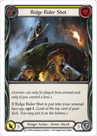 Tir du Cavalier de la crête (jaune) (1HP244) - Pack historique Vol. 1