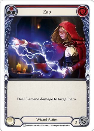Zap (Rouge) (1HP338) - Pack Histoire Vol.1