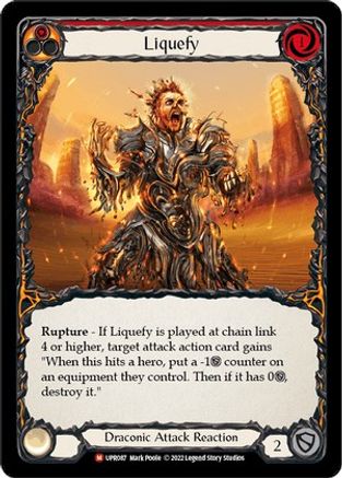 Liquéfier (UPR087) - Feuille arc-en-ciel montante