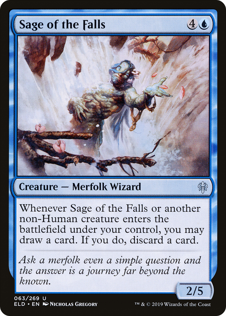 Sage des Chutes (ELD-063) - Trône d'Eldraine Foil