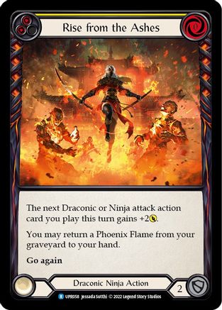 Rise from the Ashes (Jaune) (UPR058) - Feuille arc-en-ciel Uprising