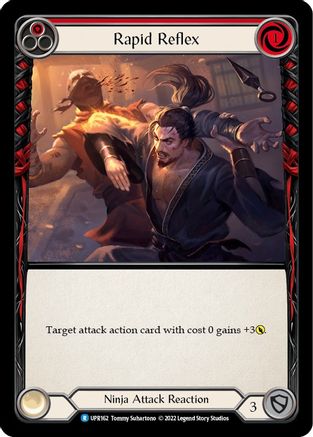 Réflexe rapide (rouge) (UPR162) - Feuille arc-en-ciel montante