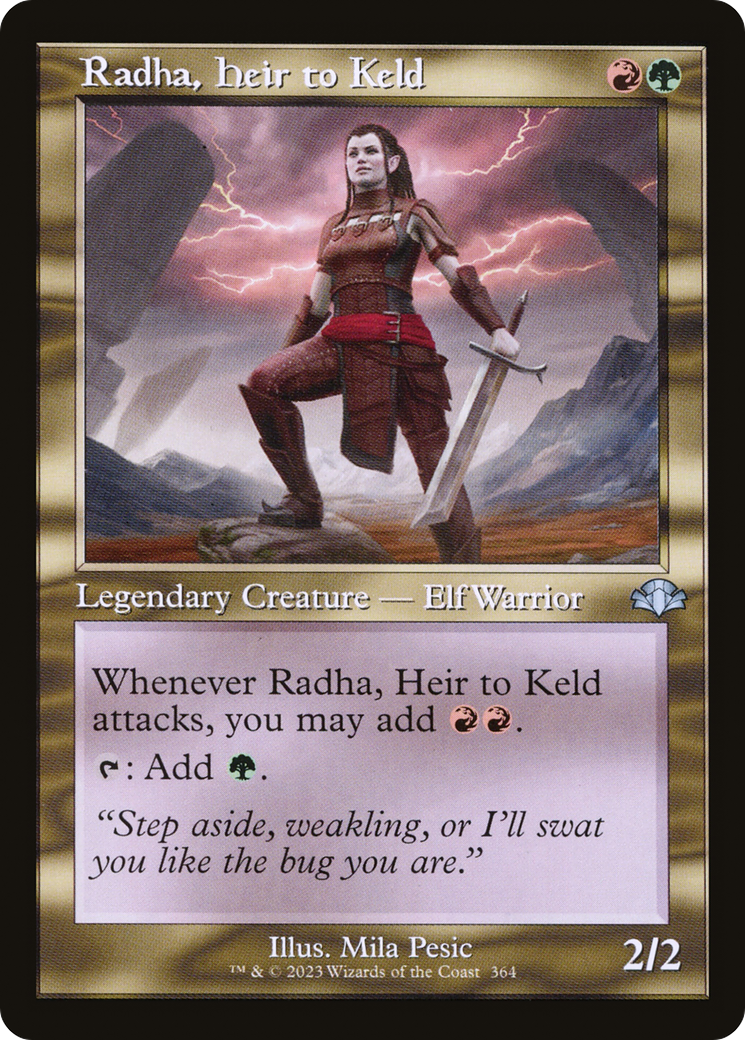 Radha, héritière de Keld (DMR-364) - Dominaria Remastered Foil