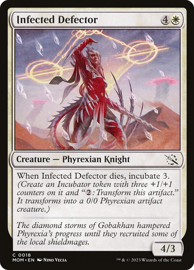 Infected Defector (MOM-018) - March of the Machine Foil