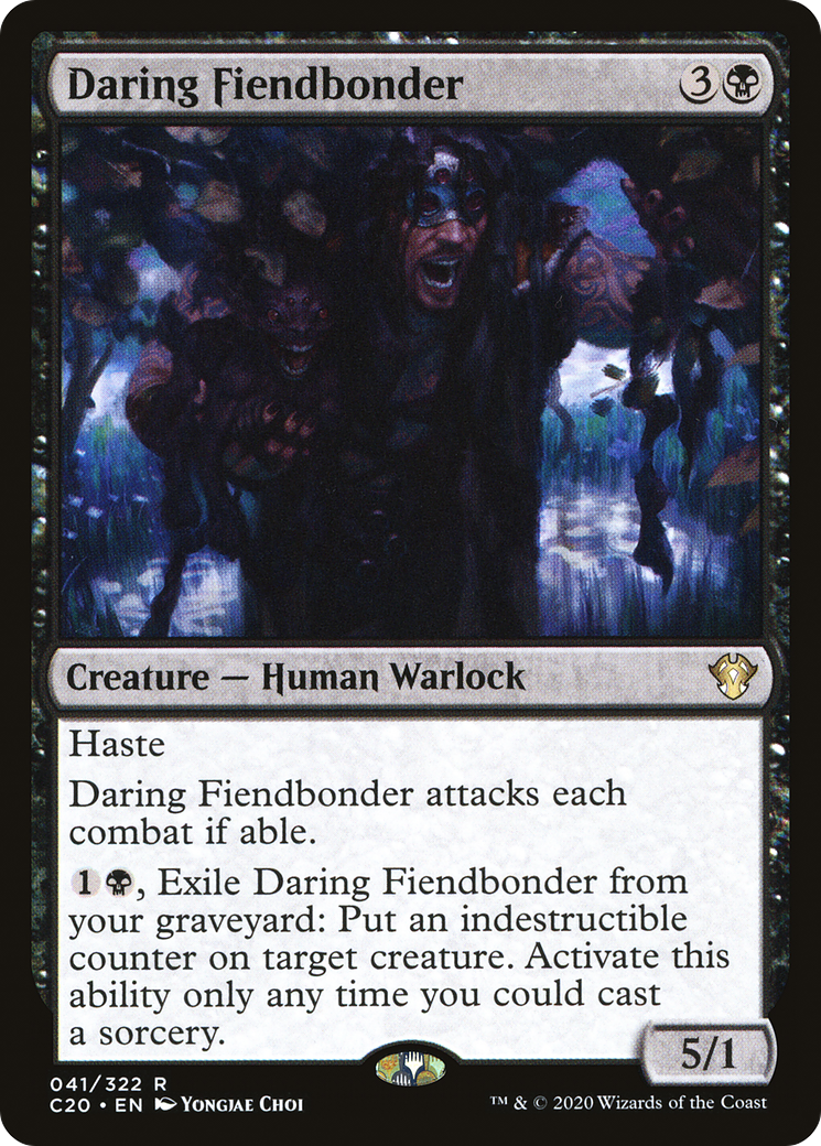 Daring Fiendbonder (C20-041) - Commander 2020