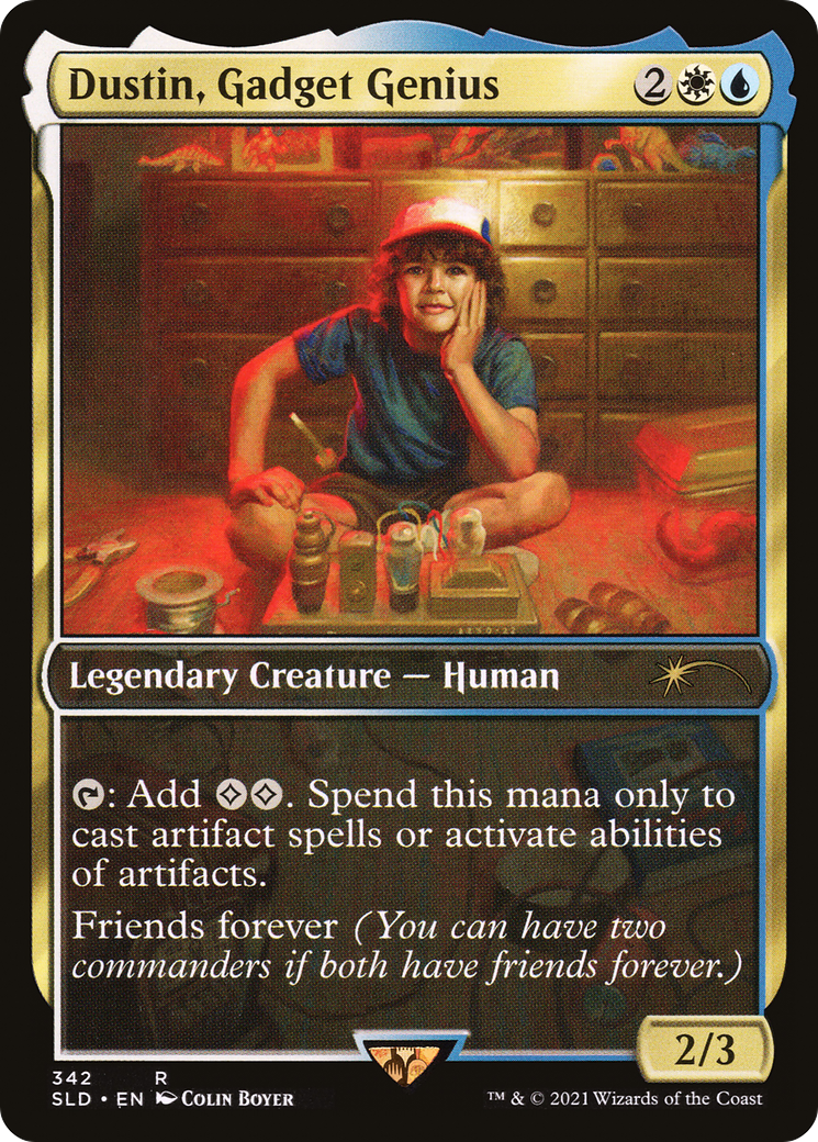 Dustin, Gadget Genius (SLD-342) - Secret Lair Drop / Dustin, Gadget Genius Foil