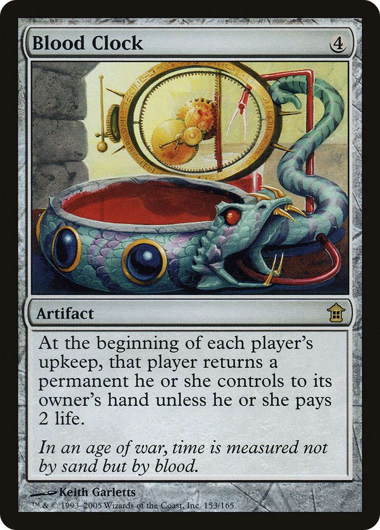 Horloge de sang (SOK-153) - Sauveurs de Kamigawa