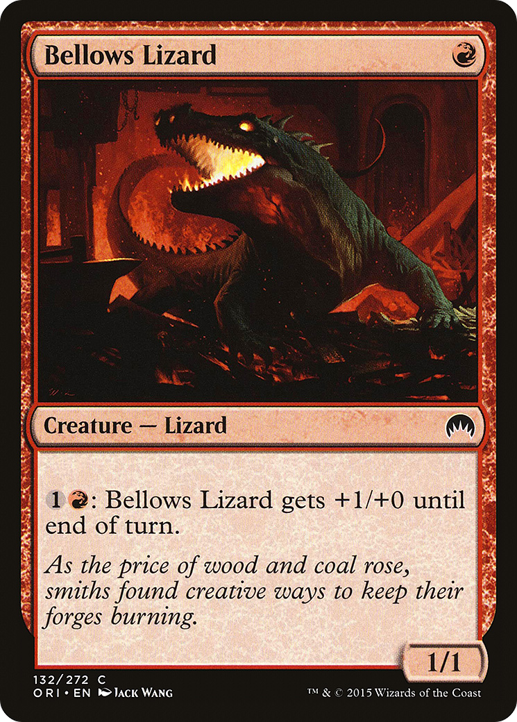 Lézard à soufflet (ORI-132) - Magic Origins Foil