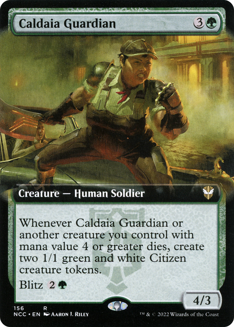 Caldaia Guardian (NCC-156) - Nouveau commandant Capenna : (illustration étendue)
