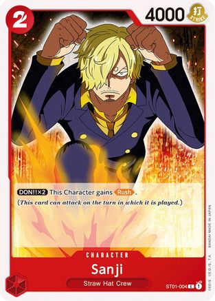 Sanji (ST01-004) - Deck de démarrage 1 : L'équipage du Chapeau de paille