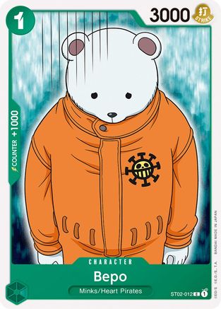 Bepo (ST02-012) - Deck de démarrage 2 : Pire génération