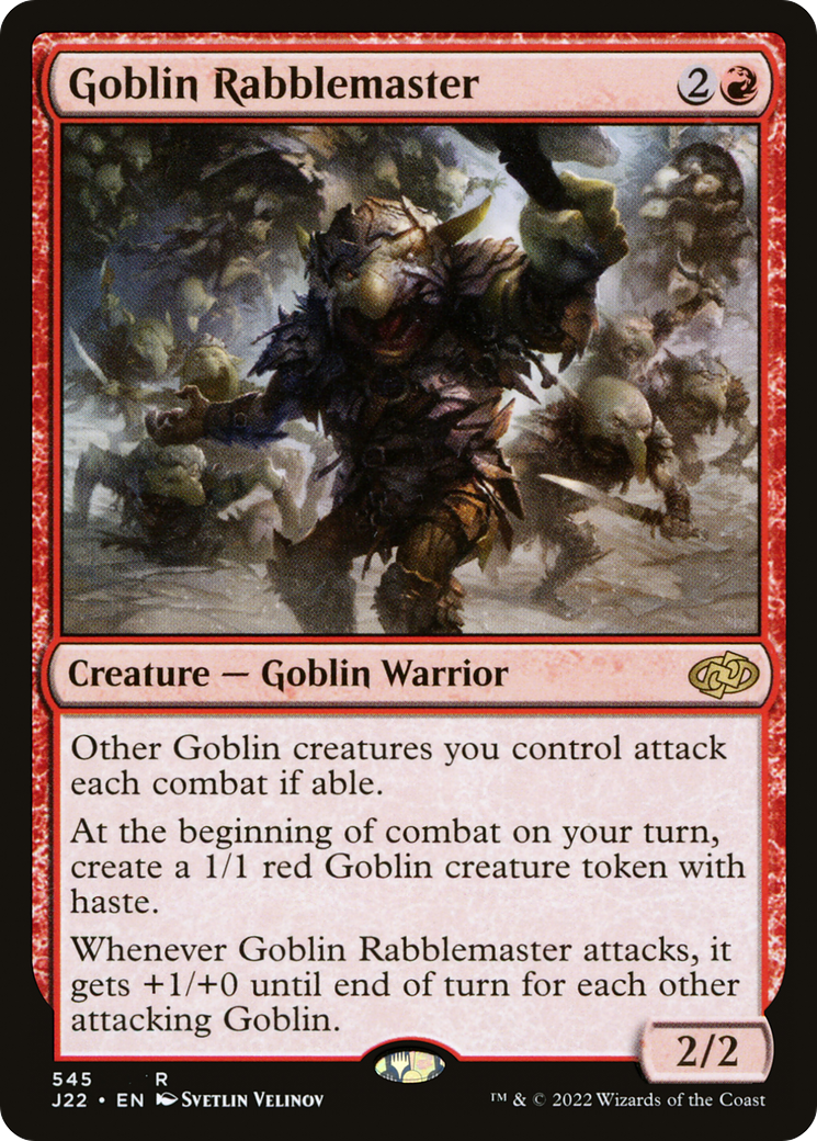 Goblin Rabblemaster (J22-545) - Jumpstart 2022