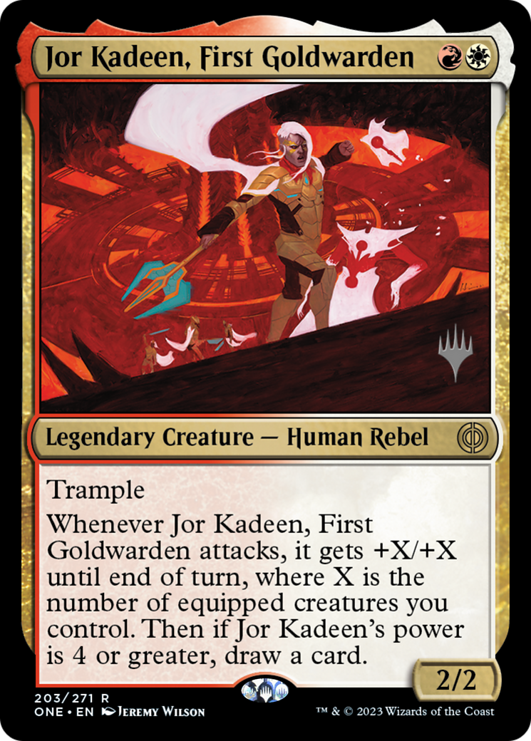 Jor Kadeen, First Goldwarden (PPONE-203P) - Phyrexia: All Will Be One Promos Foil