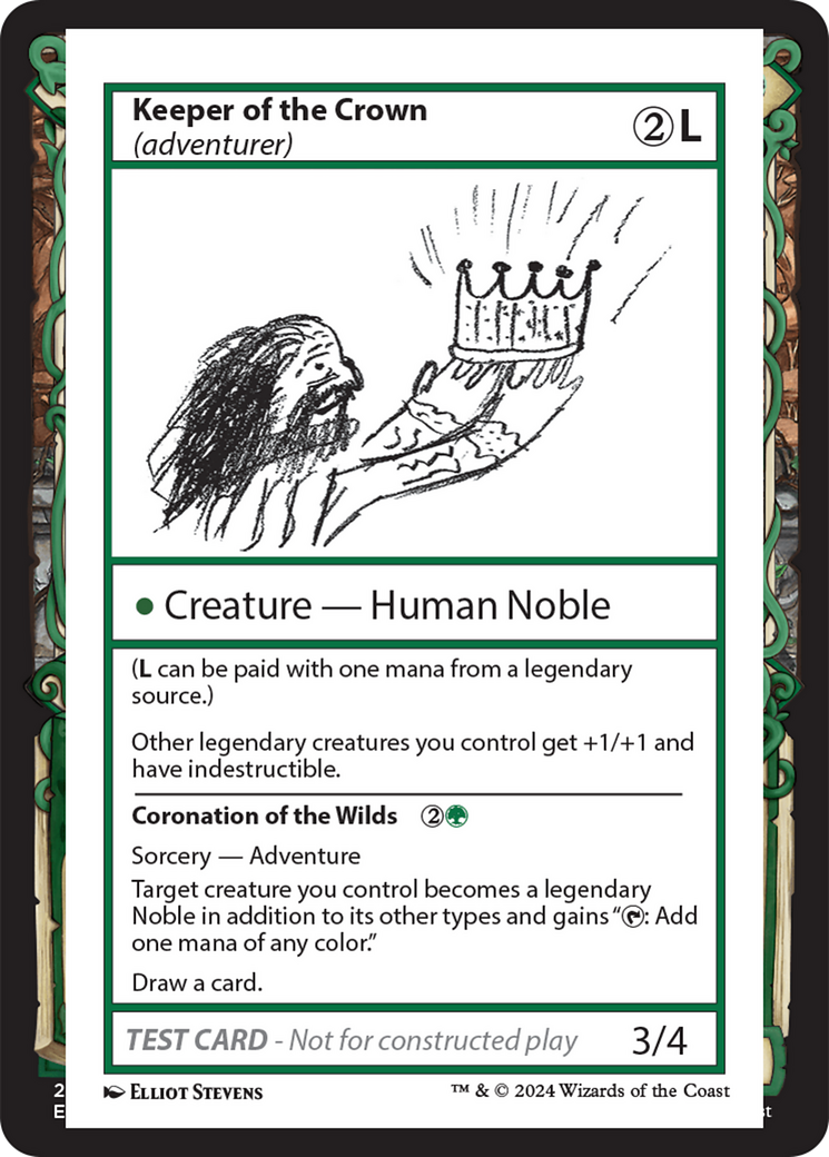 Keeper of the Crown // Coronation of the Wilds (MB2PC-) - Mystery Booster 2