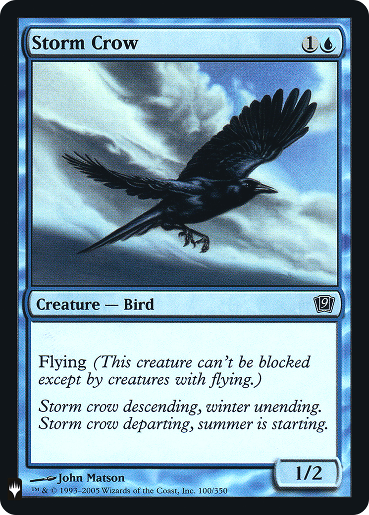 Storm Crow (LIST-9ED-100) - The List Foil